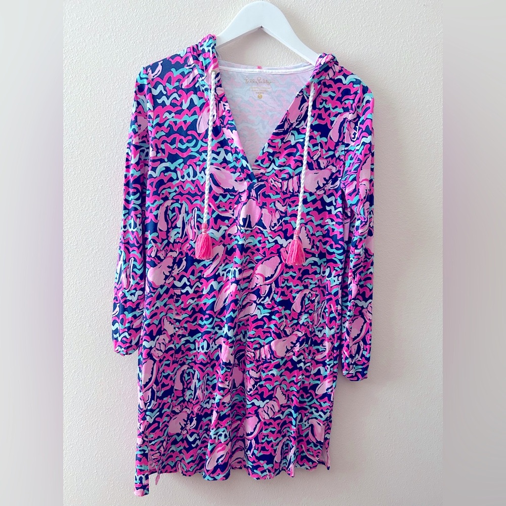 Lilly Pulitzer UPF 50 Rylie Hooded Coverup